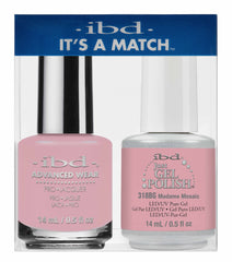 ibd It’s a Match Gel and Lacquer Duo - Madame Mosaic - Matching pink lacquer and LED/UV gel polish set for long-lasting, salon-quality manicures.