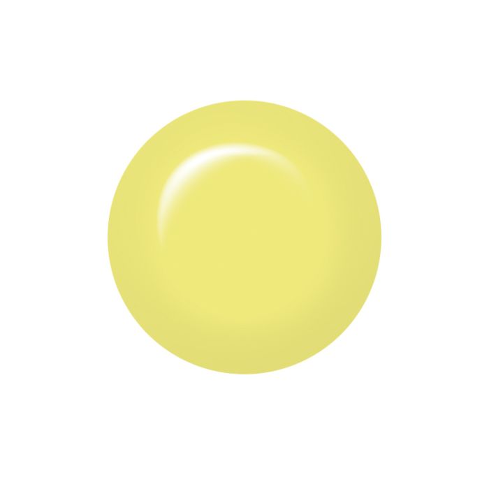 IBD Rocco swatch, a soft buttery yellow with a creamy finish for playful spring vibes.
