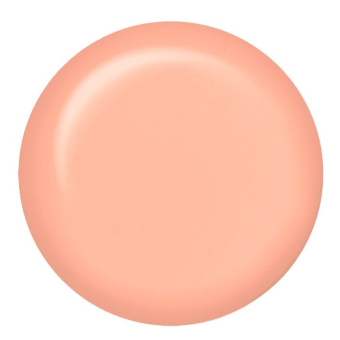 Beige Bloom rubber gel swatch in a warm peachy nude, perfect for understated and elegant manicures.