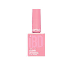 IBD Rubber Gel in Primrose, a soft and sweet baby pink gel shade ideal for delicate, feminine nails.