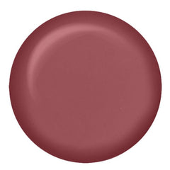 Swatch of IBD Rubber Gel Sepia, a rich clay-red shade with a smooth, glossy finish.