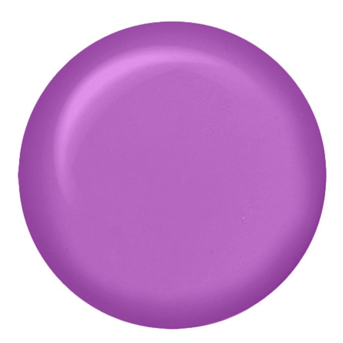Swatch of IBD Rubber Gel Dahlia, a dreamy lavender purple with creamy, full-coverage color.