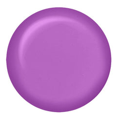 Swatch of IBD Rubber Gel Dahlia, a dreamy lavender purple with creamy, full-coverage color.