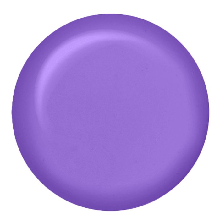 Swatch of IBD Rubber Gel Velvet, an intense mid-purple gel with a luxurious creamy texture.