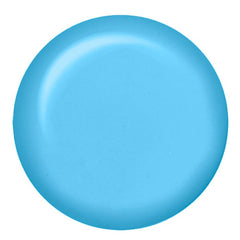 Capri rubber gel swatch in vivid turquoise, offering a fun and lively pop of color for nail designs.
