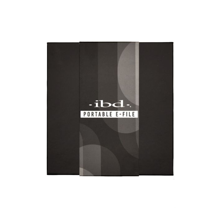 ibd Portable E-File professional nail filing system in black box packaging.