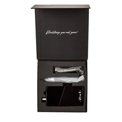 ibd Portable E-File Kit (Open Box), complete portable nail file kit with rechargeable handpiece and accessories for precision nail care.